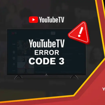 error code 3 YouTube TV